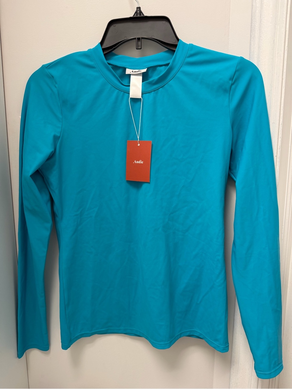 Andie Torquay Rashguard Cyan Size Small Sample